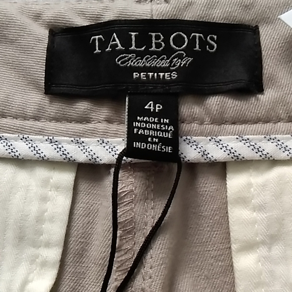 TALBOTS "Heritage Boot"  Flare Chinos - Picture 4 of 10